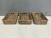 Rotan mand (3x) - afbeelding 2 van  5