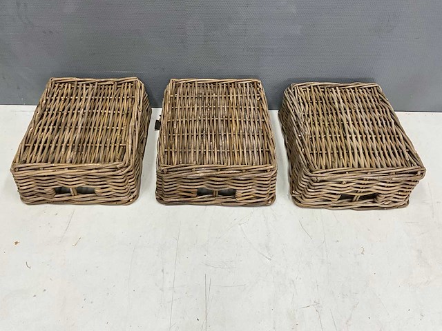 Rotan mand (3x) - afbeelding 5 van  5