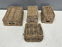 Rotan manden (4x) - afbeelding 5 van  5