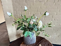 Rotan stoel met salontafel - afbeelding 4 van  4