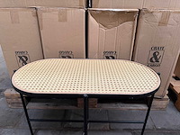 Rotan tafel (15x) - afbeelding 2 van  6