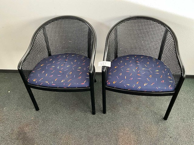 Rotanstoel (2x) - afbeelding 1 van  2