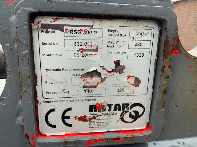 Rotar rsg 300 p sloop- sorteergrijper “cw30” - afbeelding 6 van  6