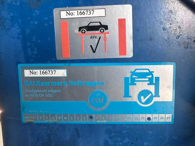 Rotary - sm80-11 - 4 koloms hefbrug lang - uitlijnvariant - afbeelding 8 van  9