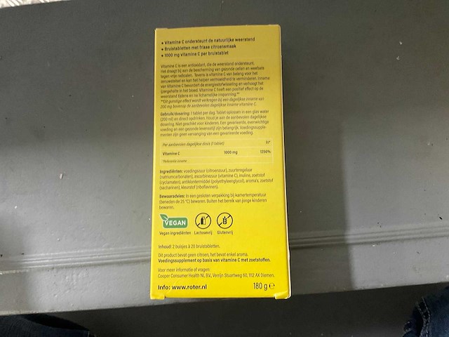 Roter vitamine c (4x) - afbeelding 2 van  2