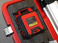 Roterend laser futech spinner met driepoot en accessoires in kunststof koffer. - afbeelding 2 van  4