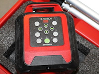 Roterend laser futech spinner met driepoot en accessoires in kunststof koffer. - afbeelding 3 van  4