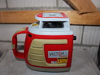 Roterend laser vector 300hv met ontvanger in koffer met accessoires. - afbeelding 3 van  5