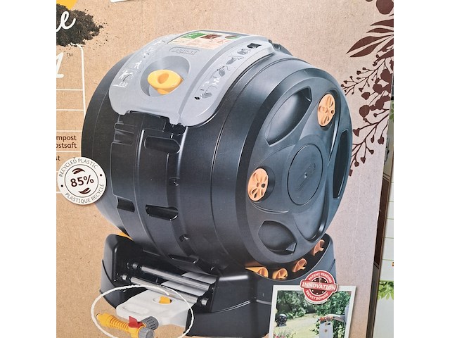 Roterende compostbak hozelock, easymix 2in1 - afbeelding 2 van  4