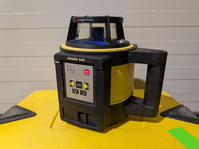 Roterende laser, leica, rugby 840, 2014, zelfstellend horizontaal/verticaal - afbeelding 4 van  11