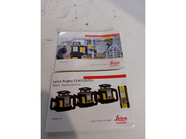 Roterende laser leica, rugby 840, bouwjaar 2016, zelfstellend horizontaal/verticaal - afbeelding 4 van  13