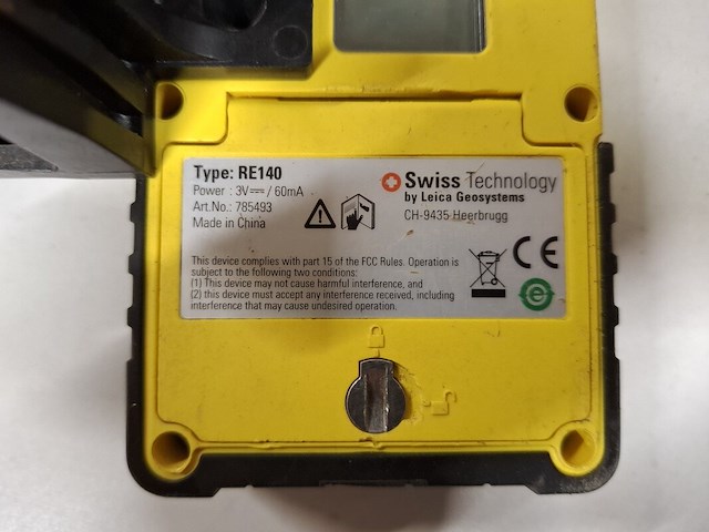 Roterende laser zelfstellend horizontaal leica, rugby 810, bouwjaar 2014 - afbeelding 10 van  10