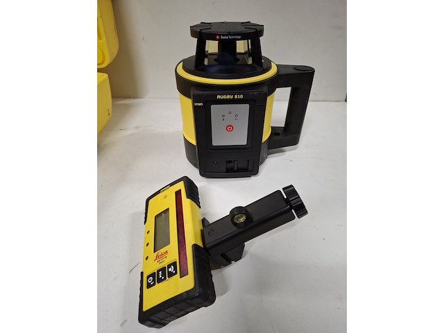 Roterende laser zelfstellend horizontaal leica, rugby 810, bouwjaar 2014 - afbeelding 4 van  10