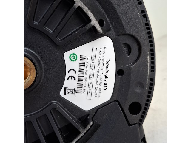 Roterende laser zelfstellend horizontaal leica, rugby 810, bouwjaar 2017 - afbeelding 12 van  13