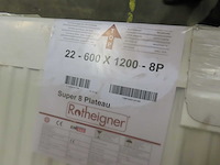 Rotheigner - s8 type 22 - vlakke paneelradiator 60x120cm (8x) - afbeelding 3 van  3