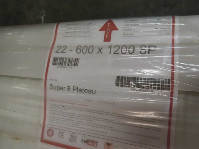 Rotheigner - s8 type 22 - vlakke paneelradiator 60x120cm - afbeelding 3 van  3