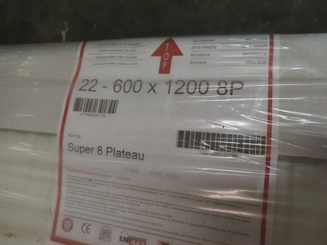 Rotheigner - s8 type 22 - vlakke paneelradiator 60x120cm - afbeelding 3 van  3