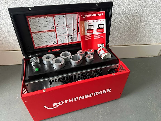 Rothenberger - 2026 - rofrost turbo ii r290 - elektrische buisbevriezingssysteem - afbeelding 1 van  6