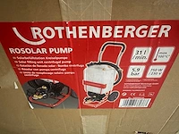Rothenberger - rosolar pump - centrifugaalpomp elektrisch vul- en spoelstation - afbeelding 2 van  6