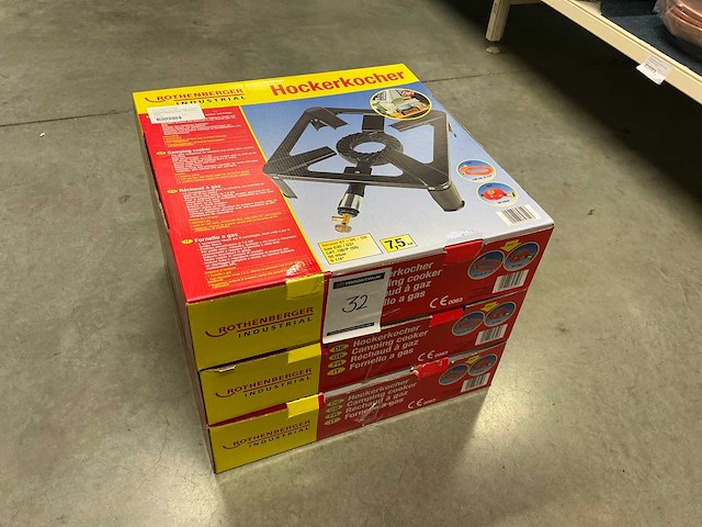 Rothenberger gaskomfoor (3x) - afbeelding 1 van  4