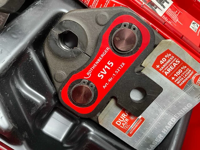 Rothenberger persbekkenset sv 15/ 22/ 28mm - afbeelding 4 van  4
