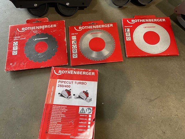 Rothenberger pipecut turbo 400 buizenzaagmachine - afbeelding 6 van  7