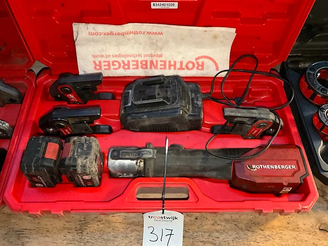 Rothenberger romax 3000 accu persklauw - afbeelding 1 van  5