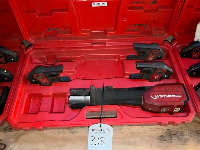 Rothenberger romax 3000 accu persklauw - afbeelding 1 van  8
