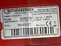 Rothenberger romax 3000 accu persklauw - afbeelding 6 van  7