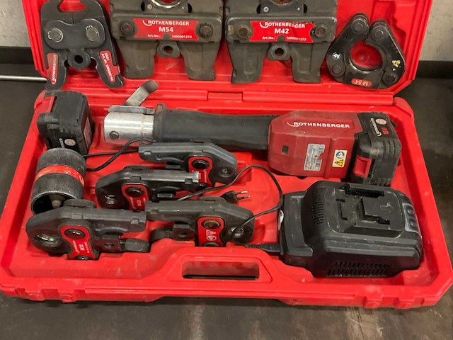 Rothenberger romax 3000 accu perstang set - afbeelding 2 van  6