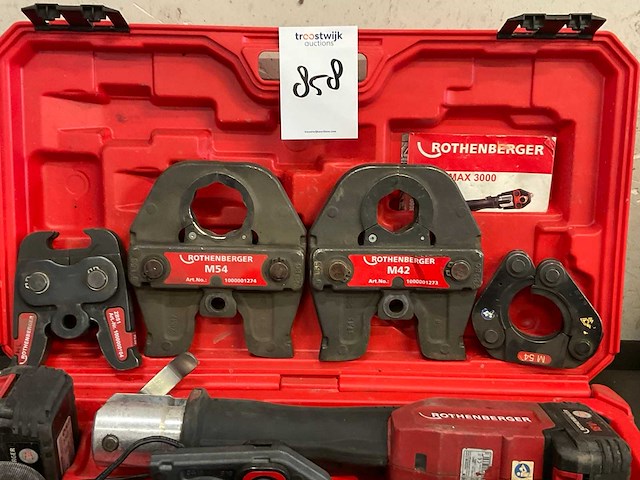 Rothenberger romax 3000 accu perstang set - afbeelding 5 van  6