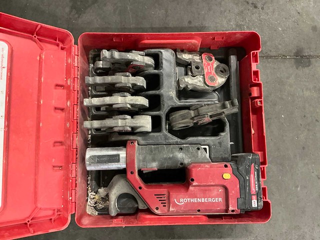 Rothenberger romax compact tt twin turbo perstang met koffer & accessoires - afbeelding 2 van  4