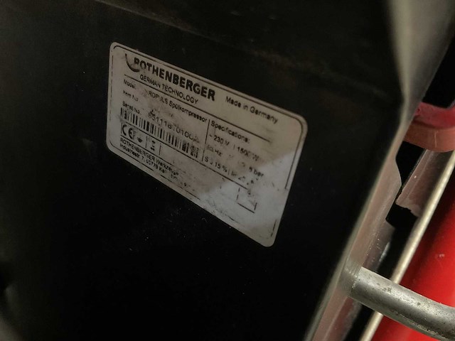 Rothenberger ropuls spoelcompressor - afbeelding 6 van  7
