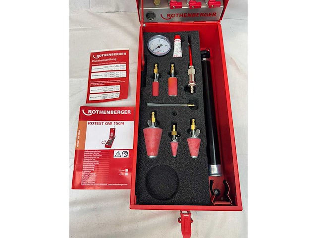 Rothenberger rotest gw 150/4 dichtheidstester - afbeelding 4 van  8