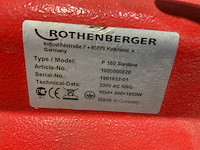 Rothenberger roweld p160 saniline pe lasmachine - afbeelding 7 van  7