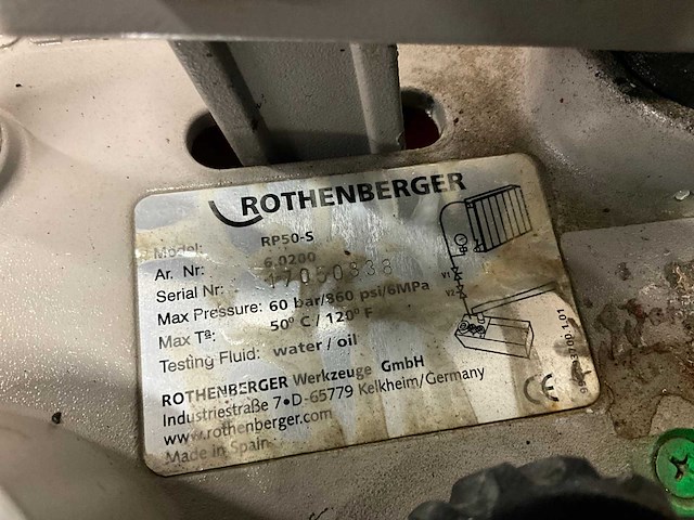 Rothenberger rp50-s testpomp - afbeelding 4 van  4