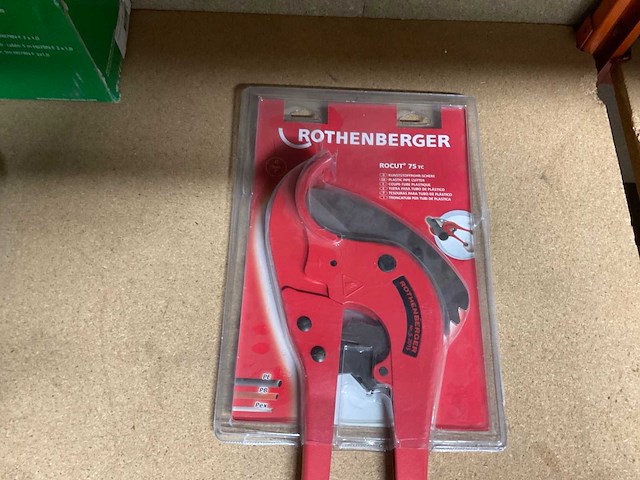 Rotherberger rocut 75 tc pijp snijder - afbeelding 2 van  2