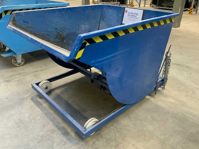 Rotherm sks75 verrijdbare kantelbare afvalbak - afbeelding 2 van  6