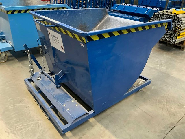 Rotherm sks75 verrijdbare kantelbare afvalbak - afbeelding 4 van  6