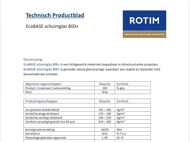 Rotim schuimglas 40m3 - afbeelding 8 van  9