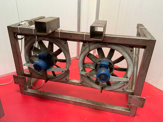 Rotodyne se500 rvs dubbele ventilatoropstelling - afbeelding 1 van  6