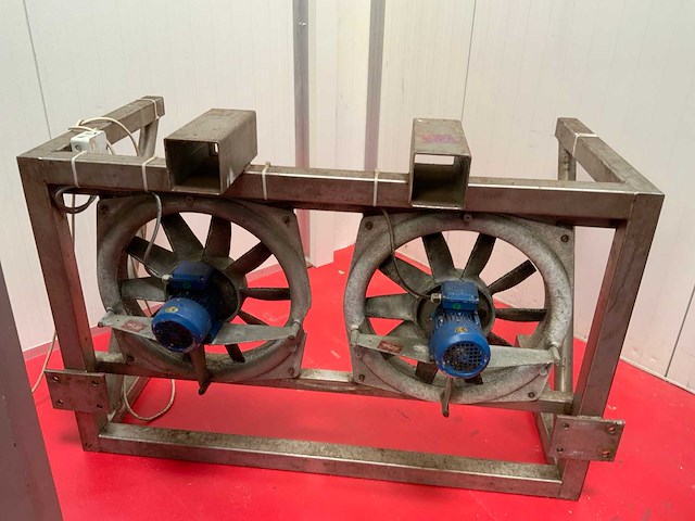 Rotodyne se500 rvs dubbele ventilatoropstelling - afbeelding 2 van  6