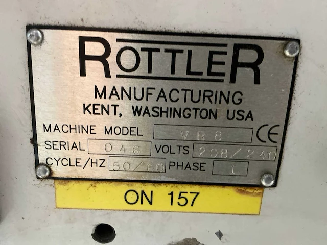 Rottler vr8 kleppenslijpmachine - afbeelding 2 van  10