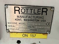 Rottler vr8 kleppenslijpmachine - afbeelding 2 van  10