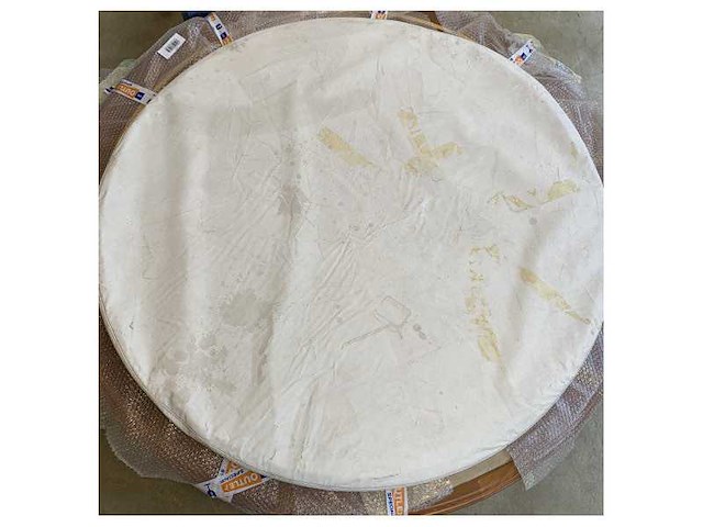 Round luxury marine teak table - elegant wooden yacht or boat dining & salon table - afbeelding 5 van  6