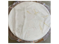 Round luxury marine teak table - elegant wooden yacht or boat dining & salon table - afbeelding 5 van  6