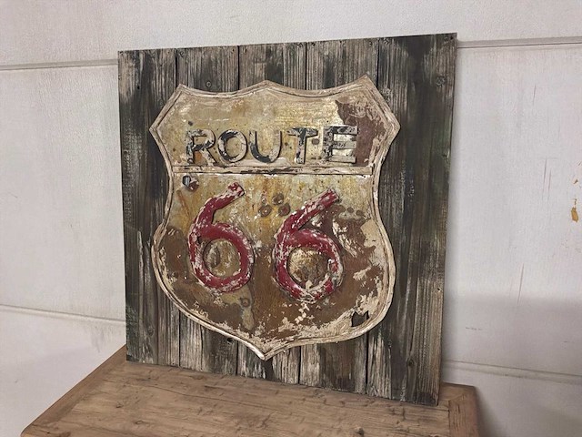 Route 66 wanddecoratie - afbeelding 1 van  10