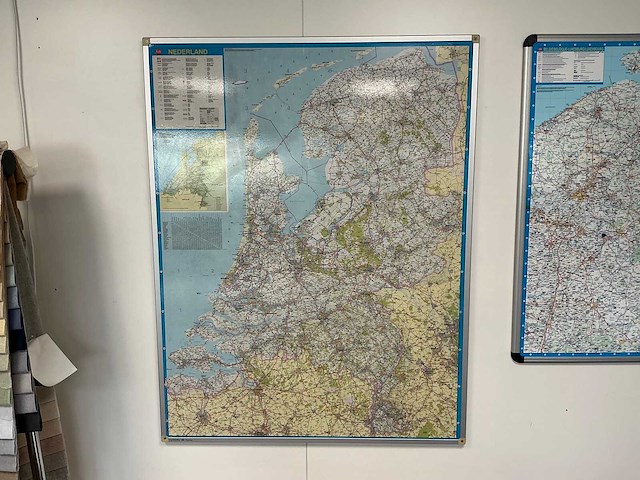 Route kaart nederland en belgië - afbeelding 1 van  3