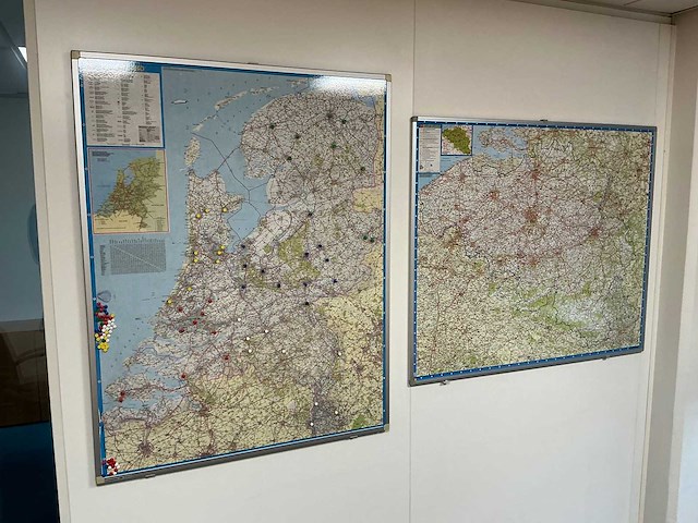 Route kaart nederland en belgië - afbeelding 1 van  3