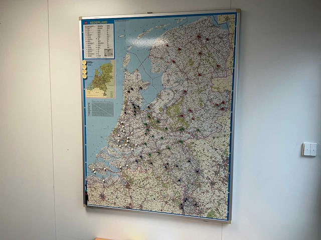 Route kaart nederland en belgië - afbeelding 1 van  4